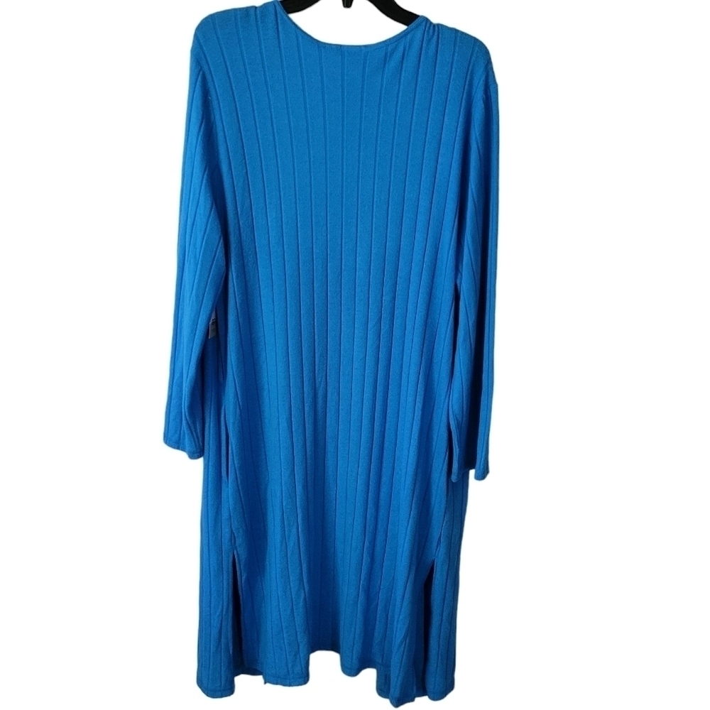 BP Ribbed Bright Blue Robe Size M - Picture 5 of 9